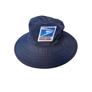 USPS United States Postal Service Navy Blue Sun Boonie Hat Medium Made in USA